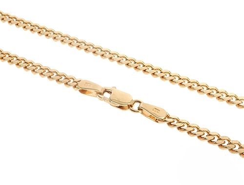 Thin cuban on sale link necklace